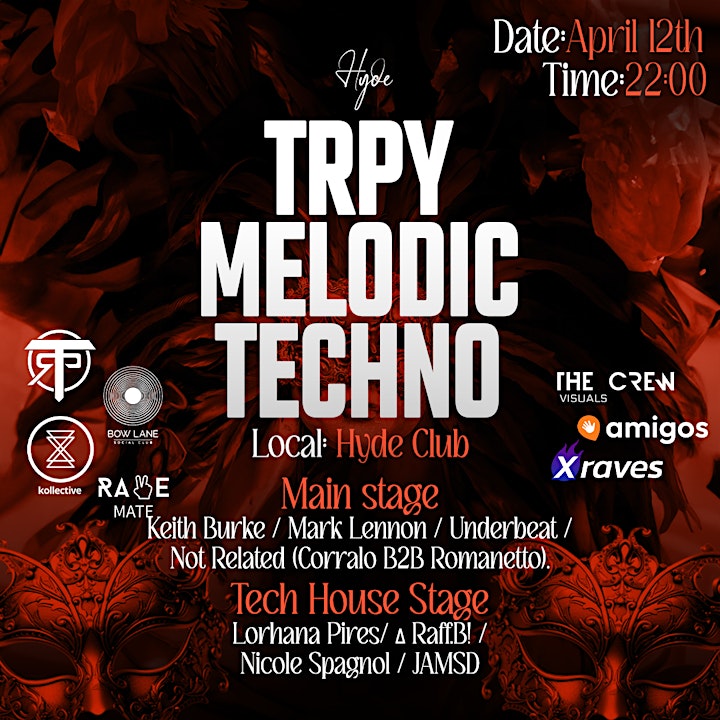 TRPY - Masquerade Melodic Techno Rave Party - by TRP