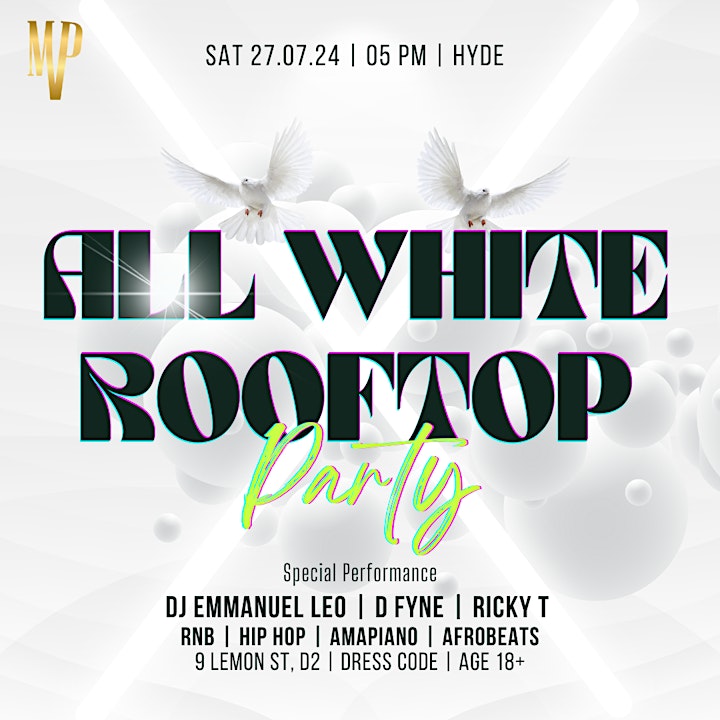ALL WHITE ROOFTOP PARTY