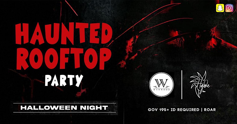 Haunted Rooftop Party @ Hyde, Dublin (Strictly 19s+)