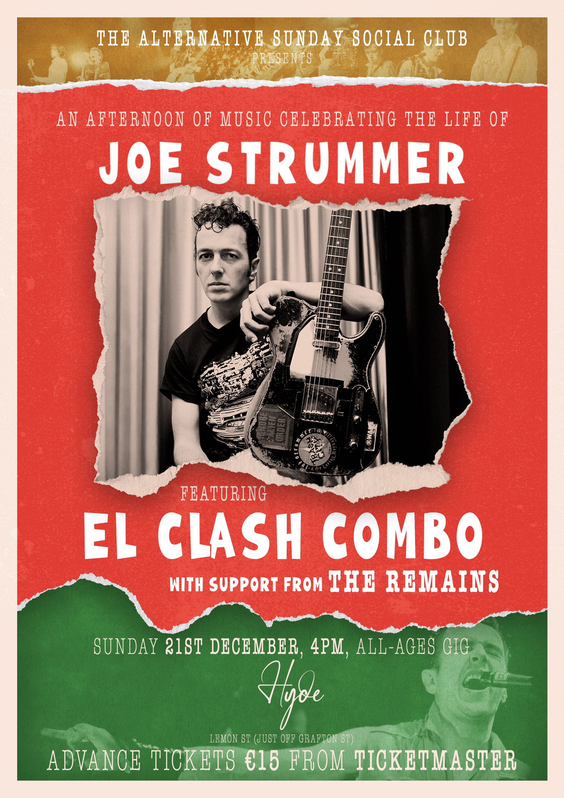 An Afternoon to Celebrate Joe Strummer with El Clash Combo & The Remains
